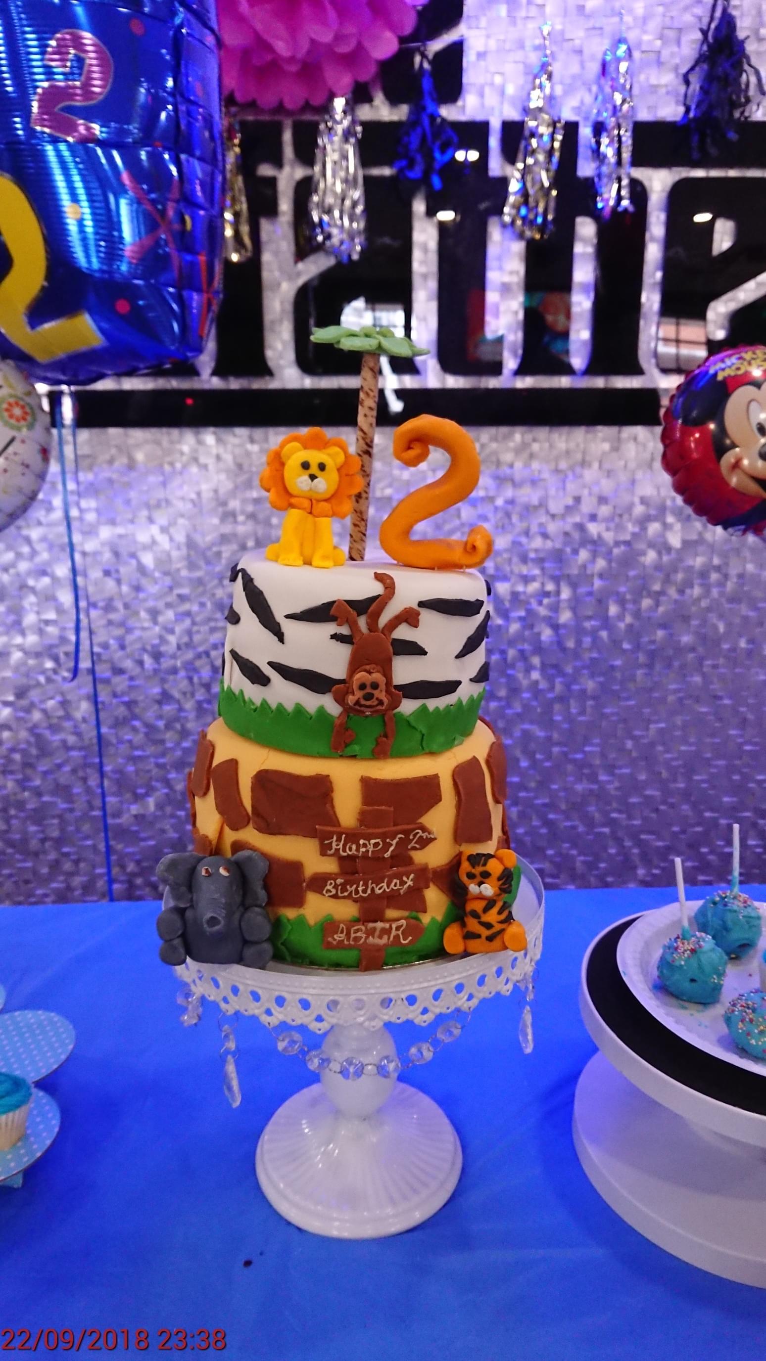 Jungle Theme Cake